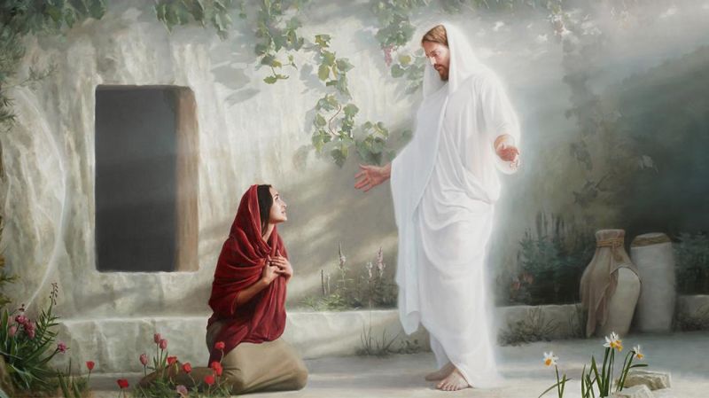 Gesù appare a Maria