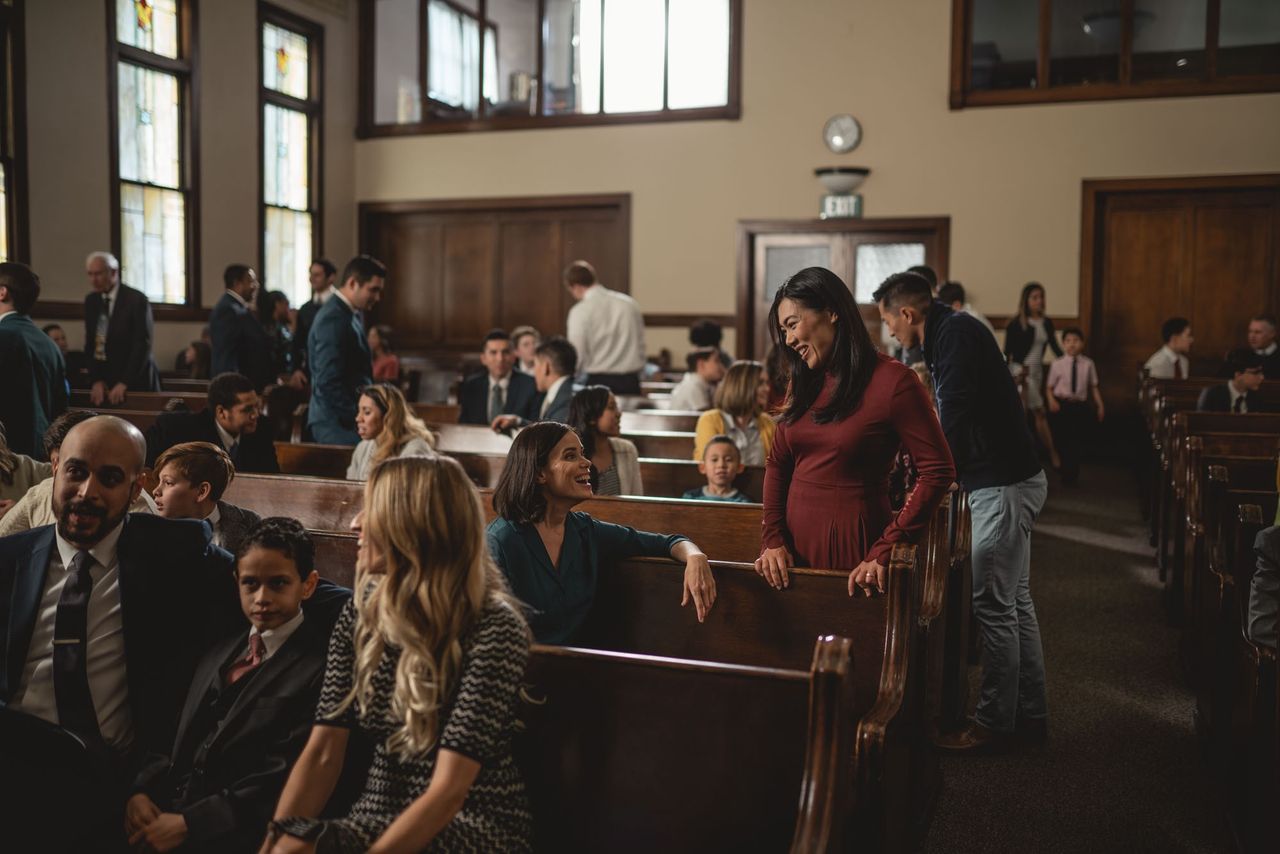 Socializzare dopo la fine della funzione di culto